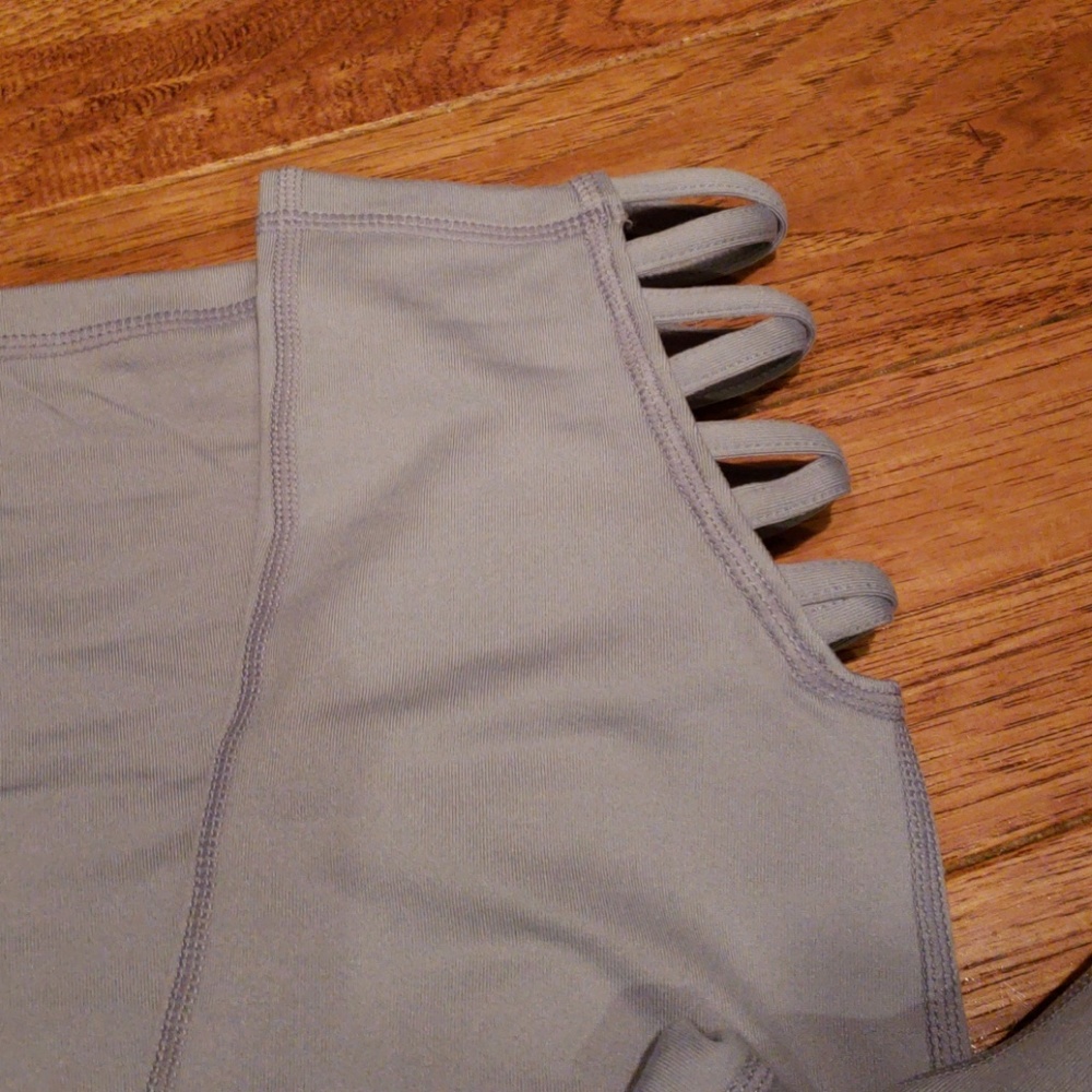 ⚓ Light Blue Criss Cross Leggings - Picture 7 of 8